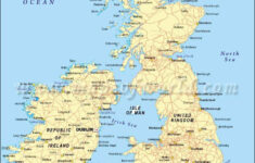 UK And Ireland Road Map Map Of Great Britain Ireland Map Map
