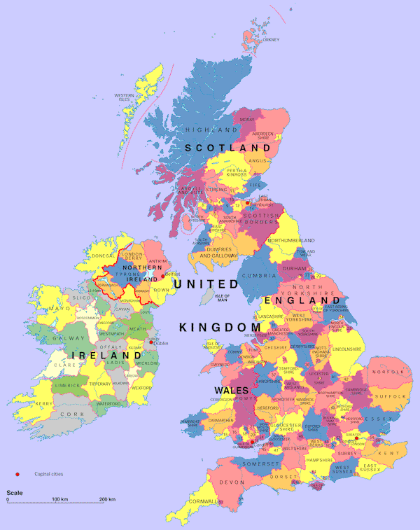 Uk Map Cities Map Cities Great Britain