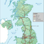 UK Road Map United Kingdom Map Of Britain Scotland Road Trip Road