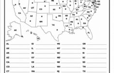 Us Map Quiz Printable Printable US Maps