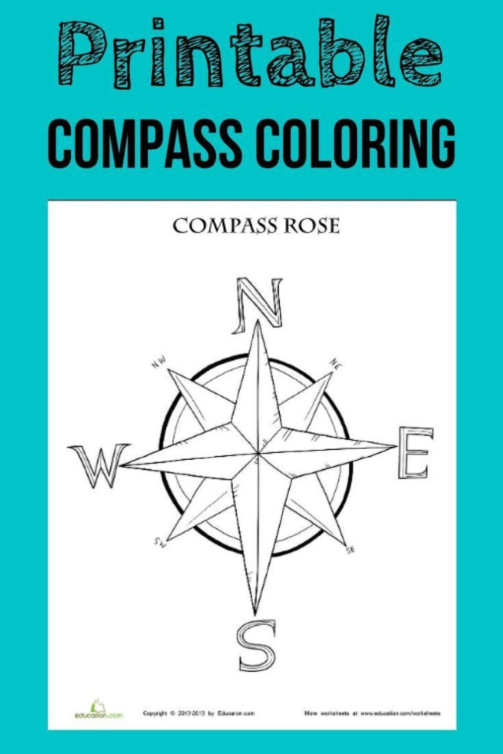 Printable Map And Compass For Kids