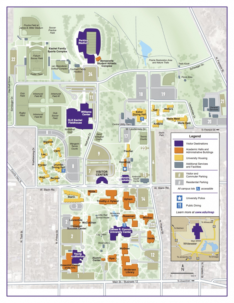 Uw Madison Campus Map Printable Printable Maps