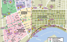 Vacationing In The Big Easy The French Quarter New Orleans Map