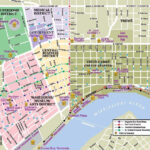Vacationing In The Big Easy The French Quarter New Orleans Map