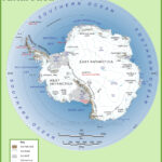 Vector Map Antarctica Continent Relief Maps Of Continents Map