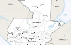 Vector Map Of Guatemala Political One Stop Map