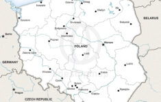 vector map of poland political one stop map Vector Map Of Poland Political One Stop Map