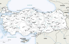 Vector Map Of Turkey Political One Stop Map