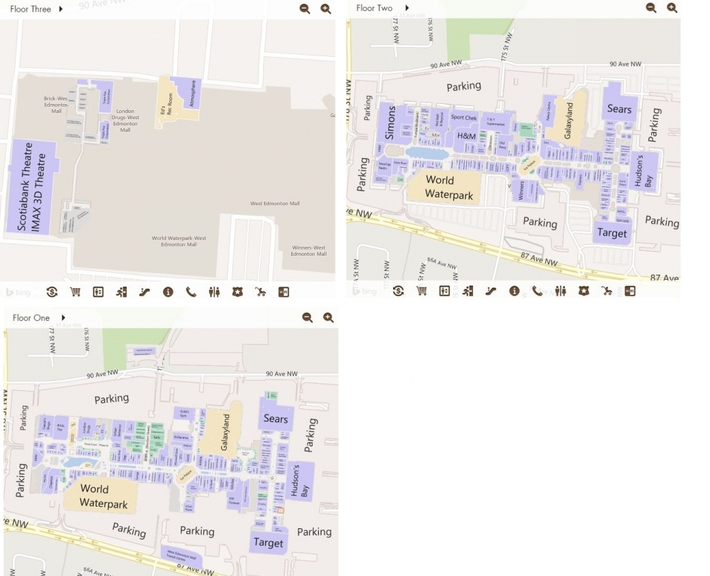 West Edmonton Mall Map Printable Free Printable Maps