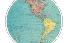 Western Hemisphere World Atlas By Rand McNally And Co 1908