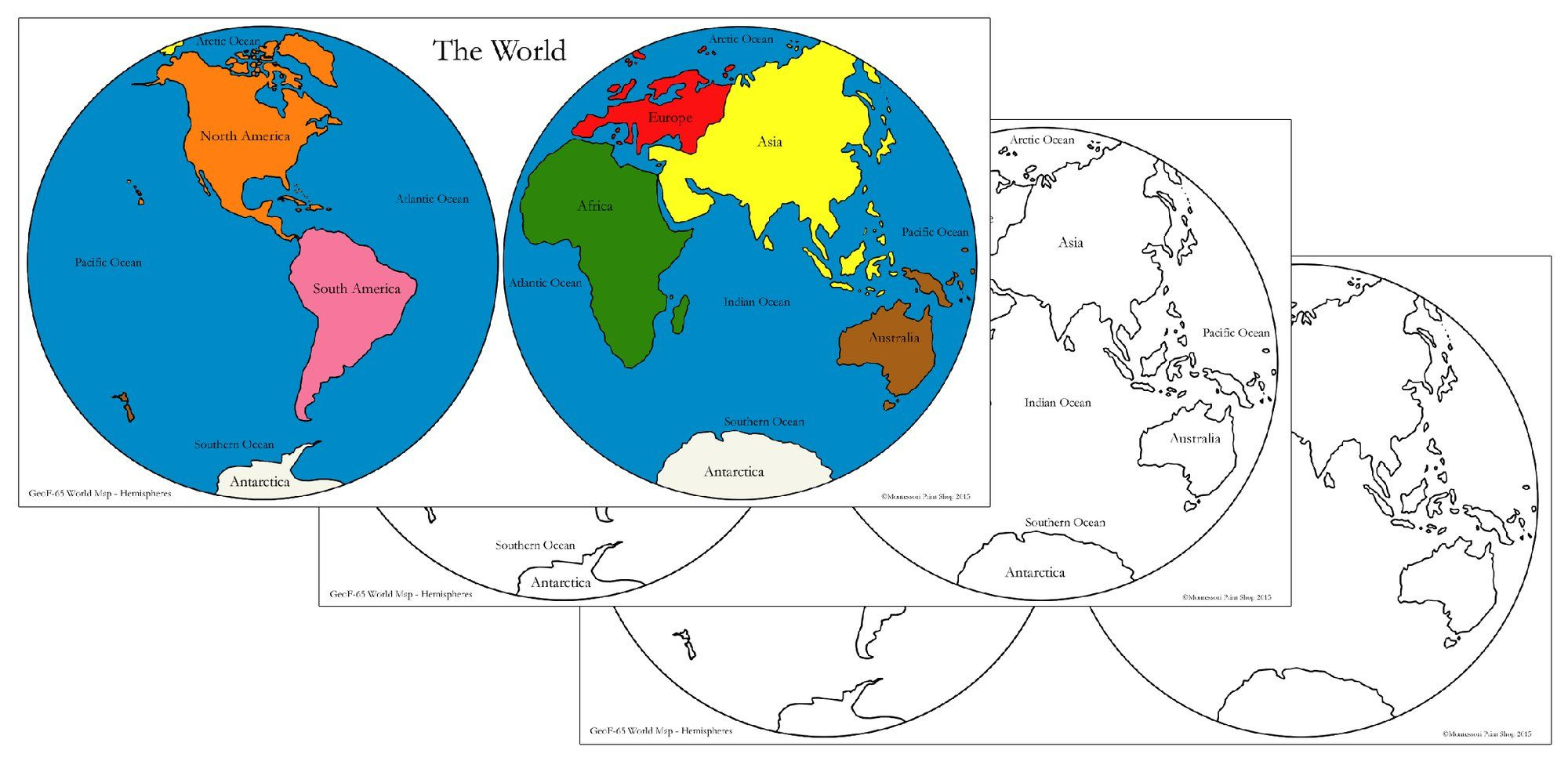 World Hemispheres Maps Masters World Map Printable World Map 