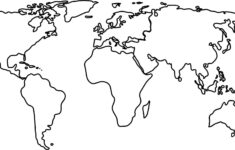 World Map Black And White Black And White World Map World Map