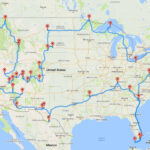 10 Inspirational Printable Map For Road Trip Printable Map