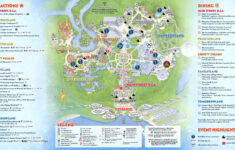 10 Lovely Printable Map Magic Kingdom 2018 Printable Map