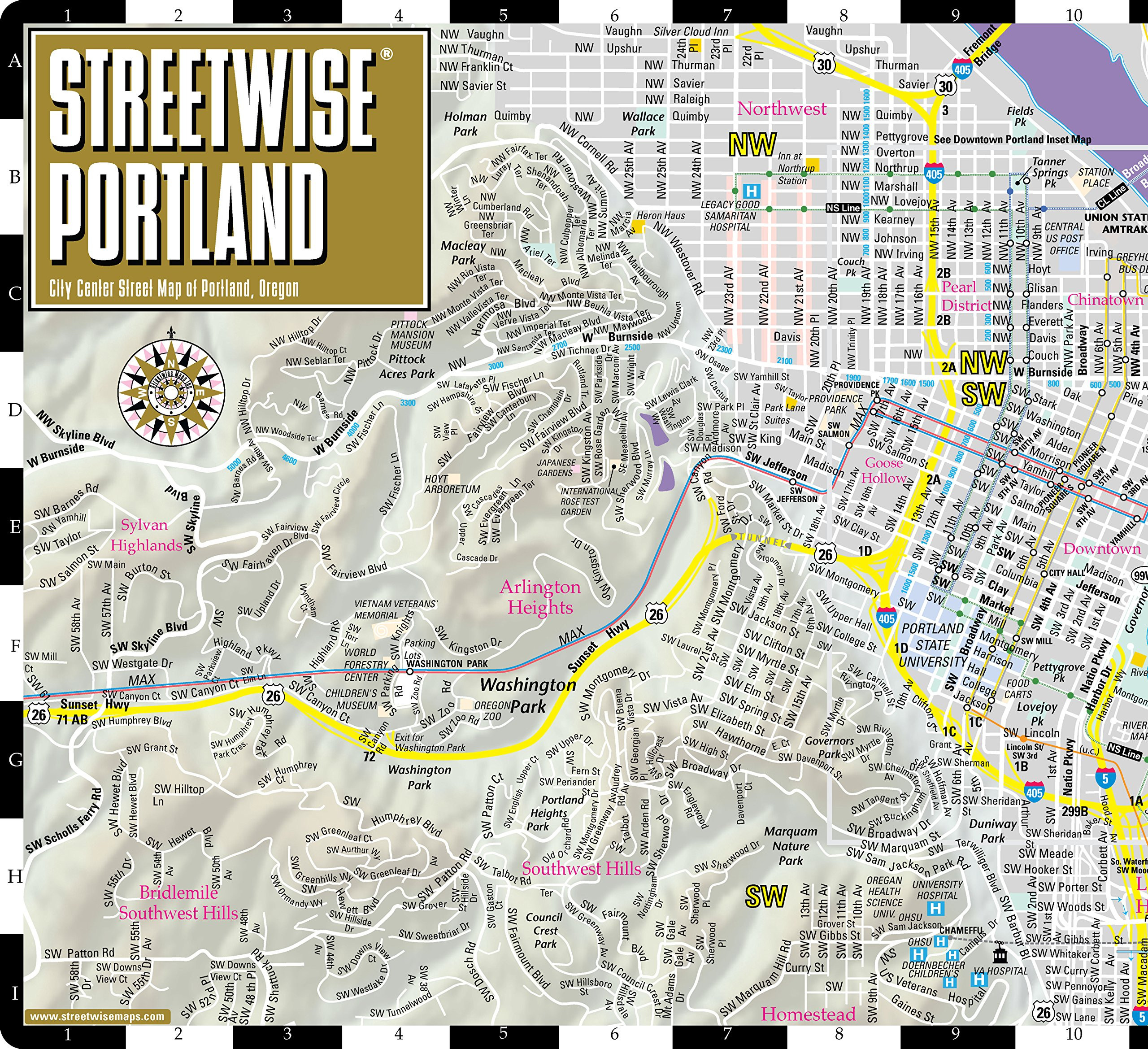 10 Luxury Printable Map Portland Oregon Printable Map