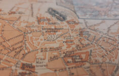 1906 Vintage Le Puy en Velay Map