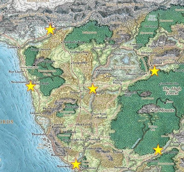 Storm King Thunder Maps Maps Database Source Adams Printable Map