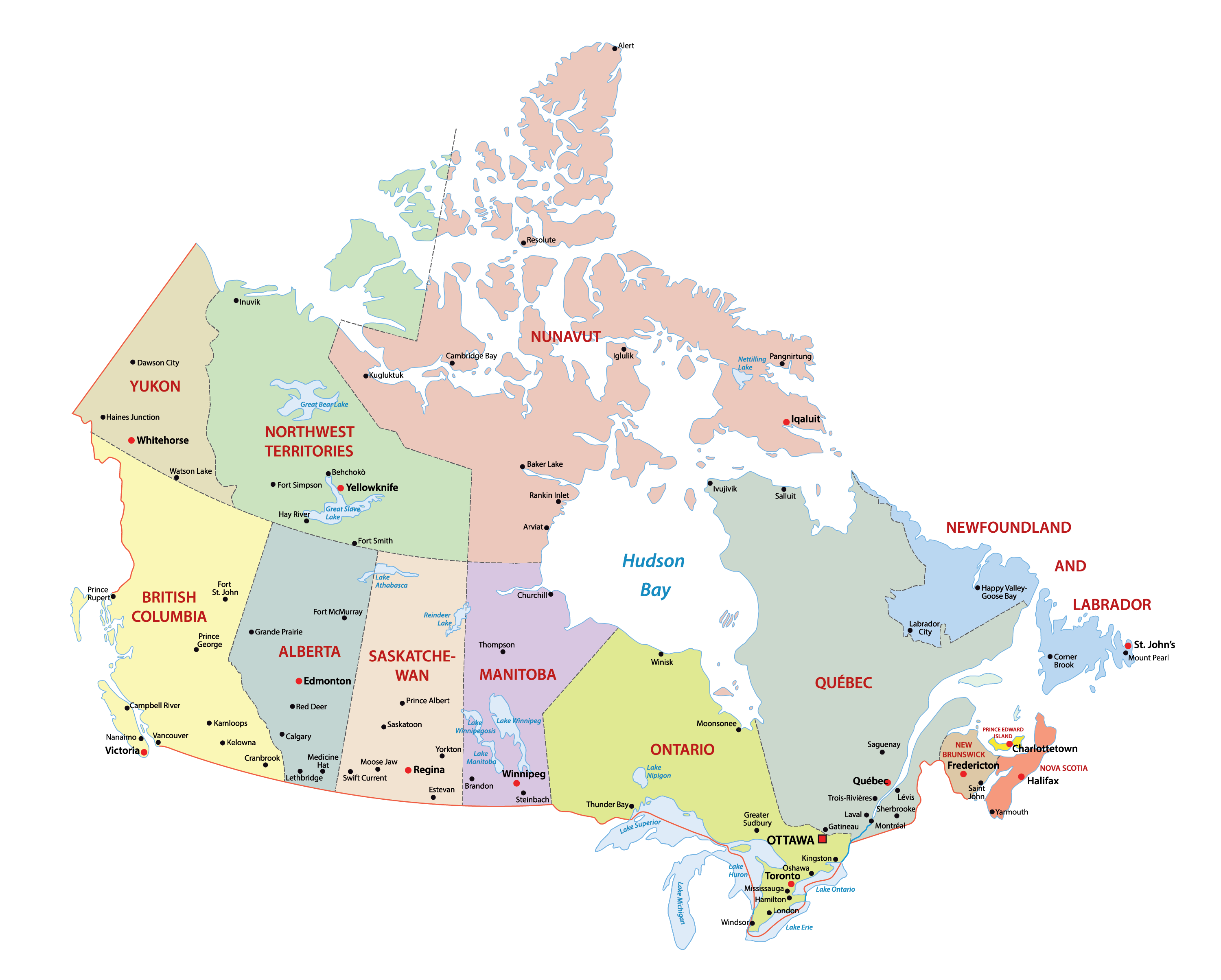 36 Label The Map Of Canada Labels 2021