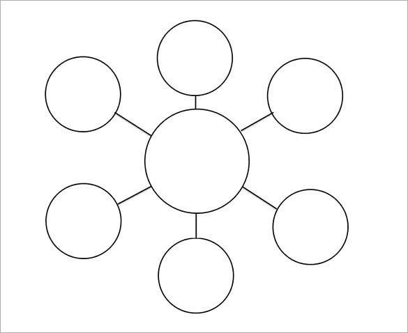 Printable Blank Bubble Map