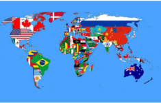 45 Amazing World Maps Far Wide Flags Of The World World Map