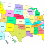 50 State Map With Capitals And Travel Information Download Free 50