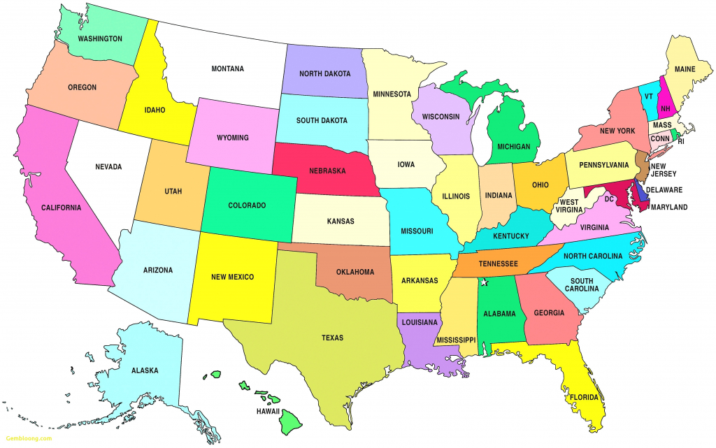 50 State Map With Capitals And Travel Information Download Free 50 