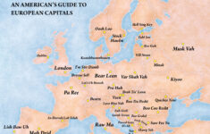 a clever map that phonetically spells out the names of european capital A Clever Map That Phonetically Spells Out The Names Of European Capital