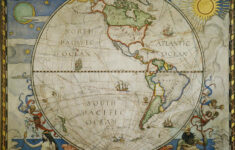 A Map Of The Western Hemisphere Photograph By Victor R Boswell Jr