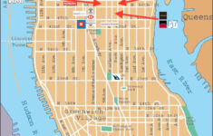 A Map Of Where Investment Banks Are In Manhattan