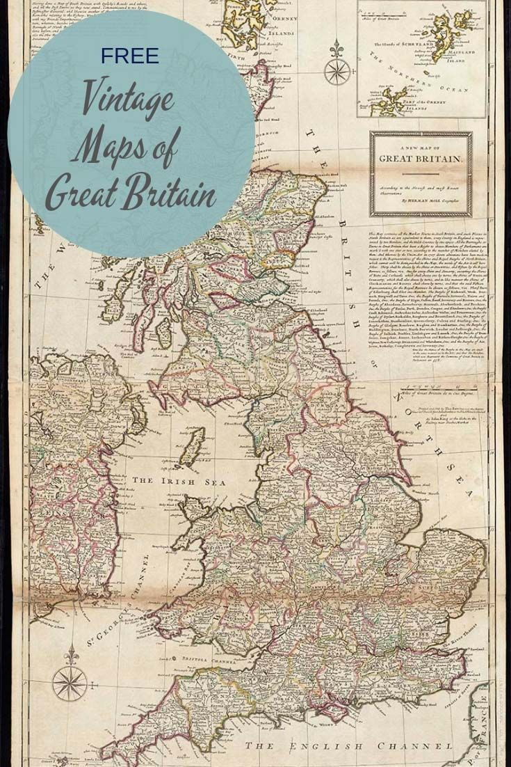 A Stunning Antique Map Of Britain Free To Download Plus Many More 