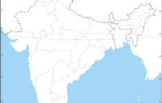 a4 size printable outline map of india 1 A4 Size Printable Outline Map Of India