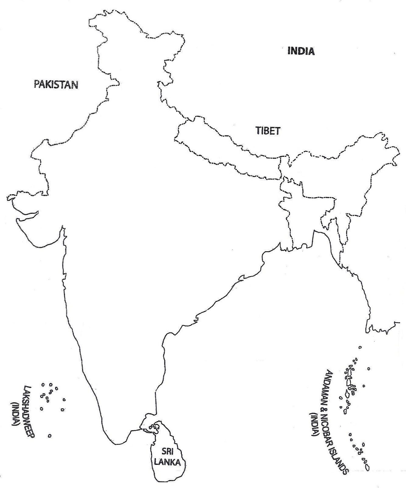 Aadithya 39 s Maps Indian Physical