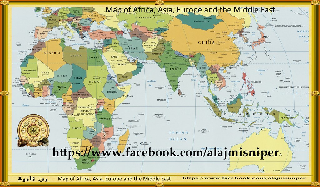 Africa Europe And Asia Map Map Of The M Flickr