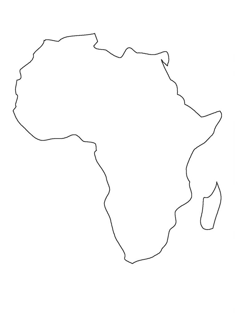 Africa Map Outline Africa Tattoos Africa Map Tattoo Africa Map