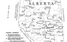Alberta Canada Map Outline Map Of Alberta Map Outline Map Maps For Kids