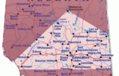 alberta canada map with cities Alberta Canada Map With Cities