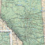 Alberta Detailed Geographic Map Free Printable Geographical Map Alberta