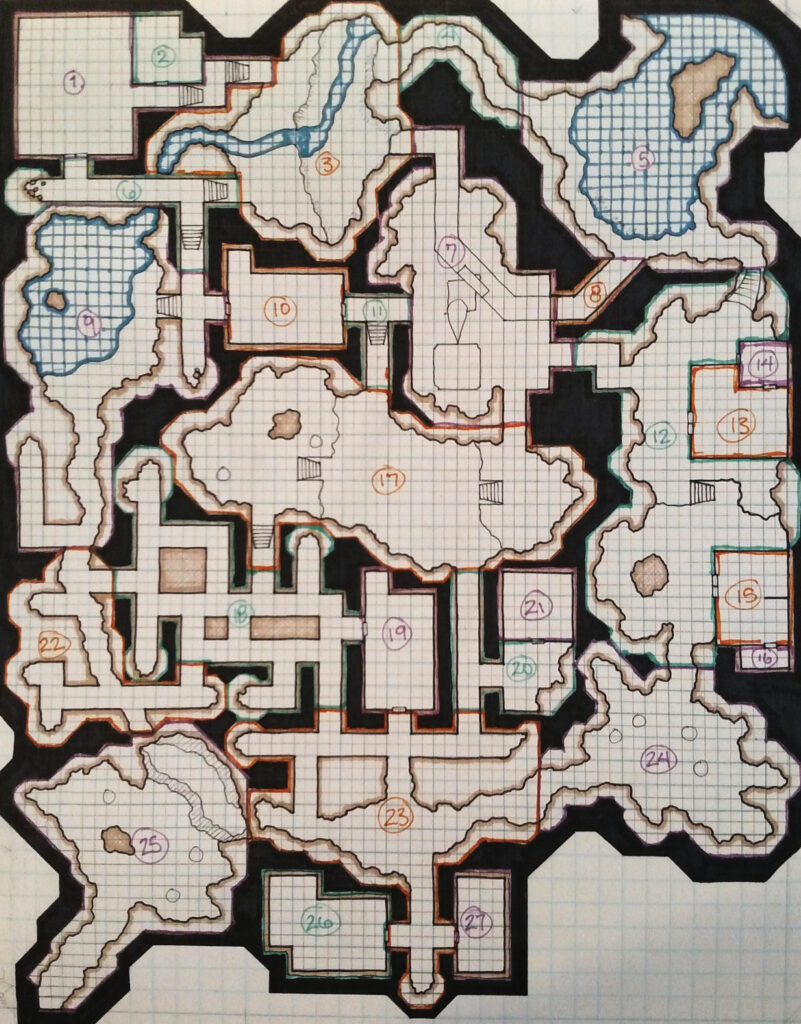 Art Help With Wave Echo Cave DnD Adams Printable Map