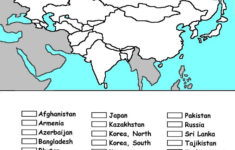 Asia Coloring Map Of Countries Geography For Kids Teaching Geography