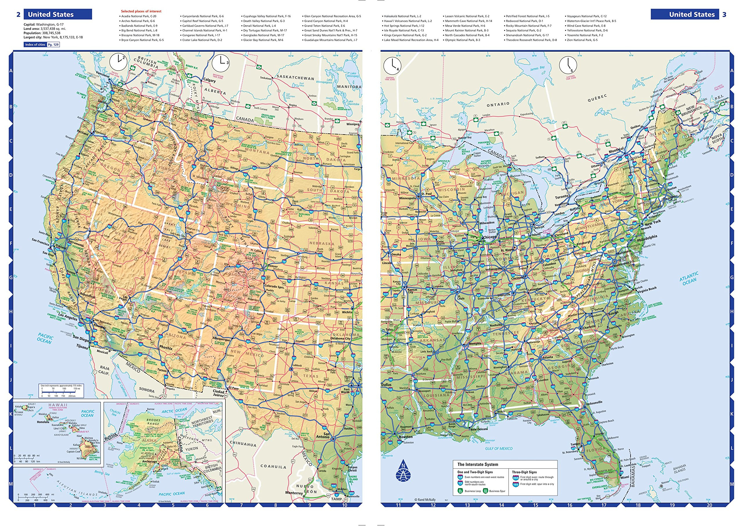 Atlas Usa Road Map DANIELELINA