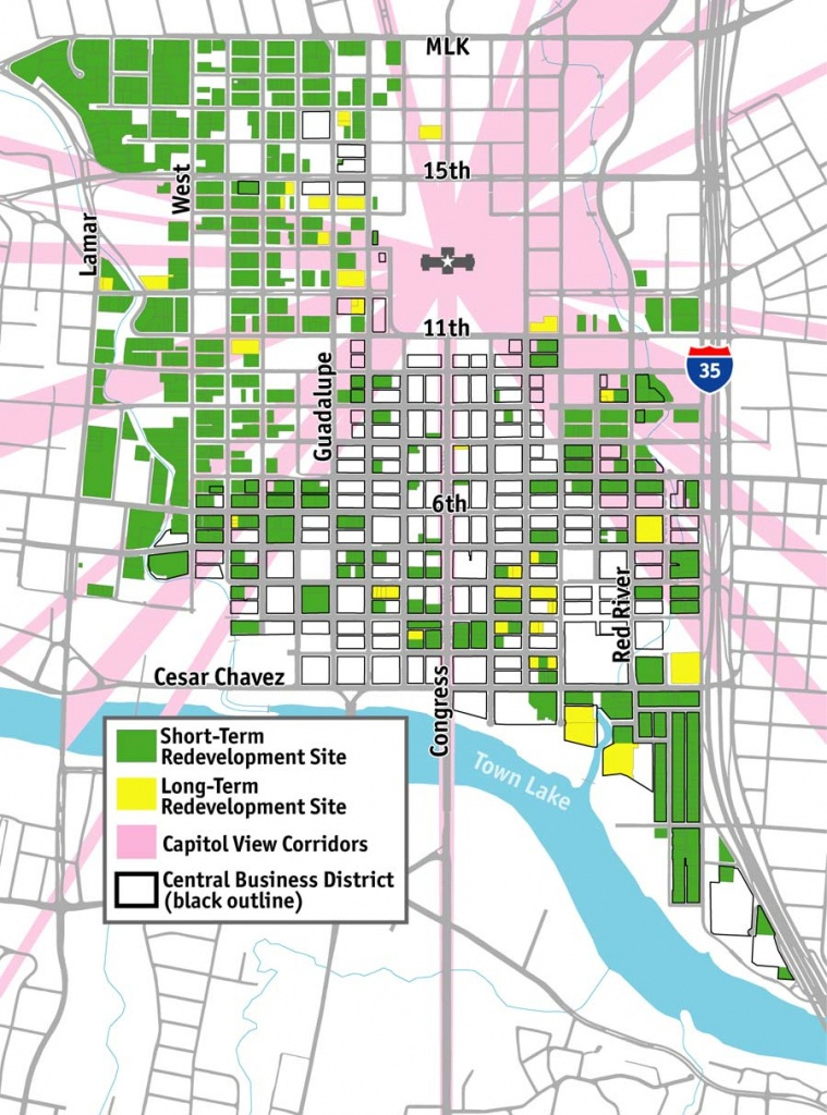 Austin Texas Map Downtown Printable Maps