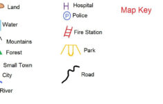 Basic Map Key Symbols For Kids These Could Be Used For Geography