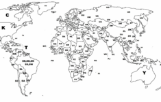 Black And White Printable World Map With Countries Labeled Printable Maps