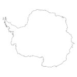 Blank Antarctica Map Printable