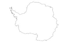 Blank Antarctica Map Printable