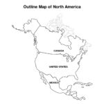Blank Map Of America Printable