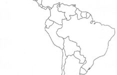 Blank Map Of Central And South America Dave Ruch