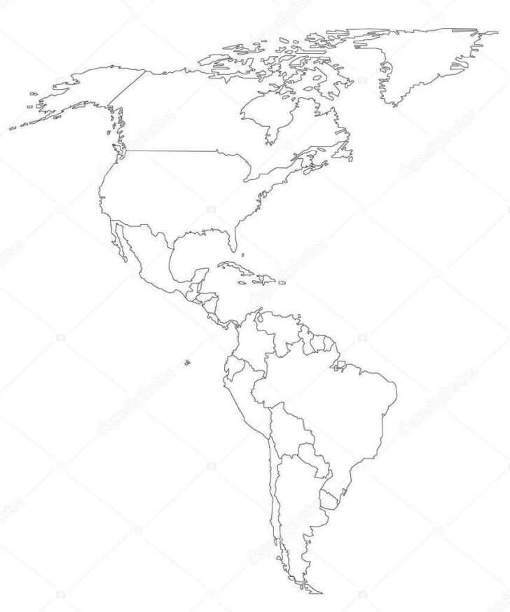 map of americas blank        <h3 class=