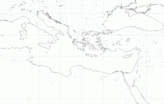 Blank Map Of The Mediterranean