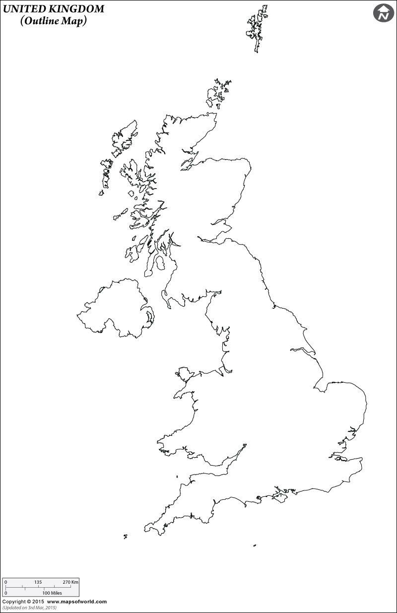 Blank Map Of UK Outline Map Of UK Map Outline Outline Pictures Map